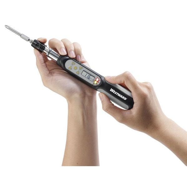 Westward Torque Driver, 1/4", 0.88 to 17.70 in.-lb. - 6PAF4