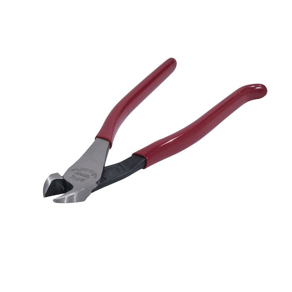 Klein Tools 9 1/4 in High Leverage Diagonal Cutting Plier Standard Cut Oval Nose Uninsulated - D248-9ST