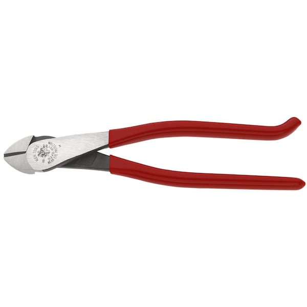 Klein Tools 9 1/4 in High Leverage Diagonal Cutting Plier Standard Cut Oval Nose Uninsulated - D248-9ST