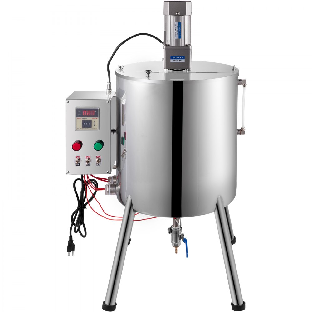 VEVOR Heating Mixing Filling Machine, 30L/7.9 Gal Lipstick Filling Machine, 35W Lipstick Filler, Heating and Stirring Filling Machine with Stirrer for Cosmetics, Drink, Lipstick, Wax and Nail Polish - GYTGZJ30L110V0001V1