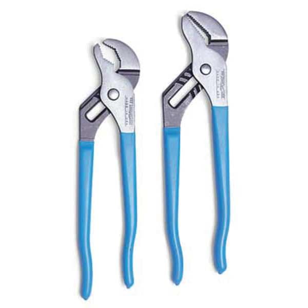 Channellock 3 Piece Plastic Grip Tongue and Groove Plier Set Dipped Handle - GS-3