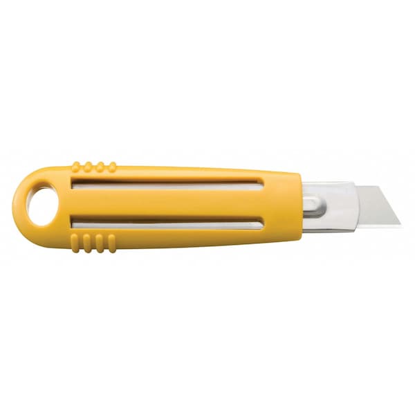 Olfa 5-3/4 in. L. Self-Retracting Safety Knife, Rounded Safety Blade, ABS - SK-4