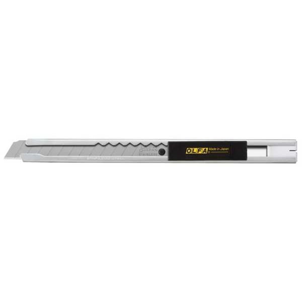 Olfa Snap-Off Utility Knife, Stainless Steel 5 1/2 in L - SVR-1