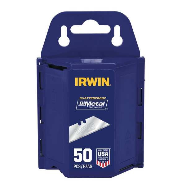 Irwin Utility Blade, Bi-Metal, 3/4 W, PK50 - 2084300