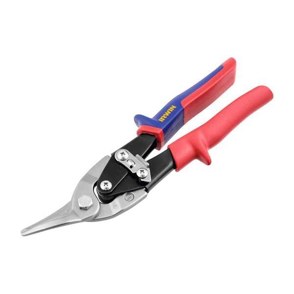 Irwin Aviation Snip, Left/Straight, 10 in, Hot Drop Forged Blades - 2073111
