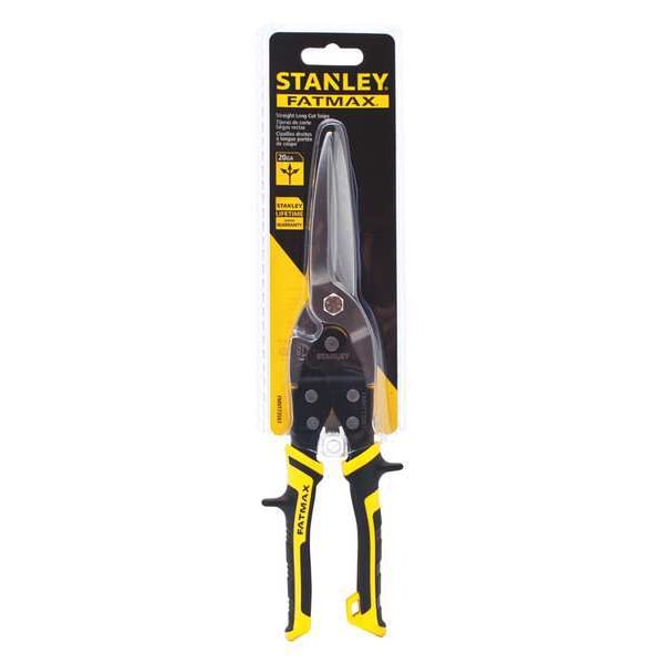 Stanley Cut Snip, Straight, 11 1/2 in, Chromium Vanadium - FMHT73561
