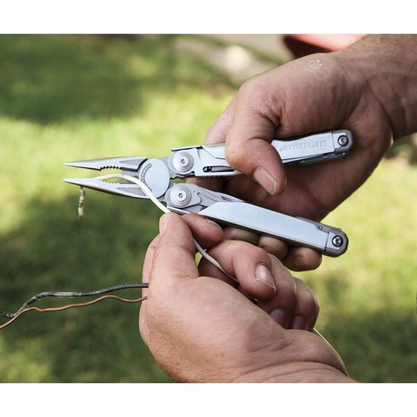 Leatherman 3-1/8 in. Stainless Steel Serrated Blade Surge Multi-Tool with 21 Functions - 830158