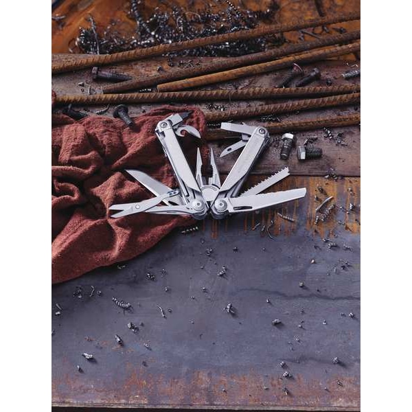 Leatherman 3-1/8 in. Stainless Steel Serrated Blade Surge Multi-Tool with 21 Functions - 830158