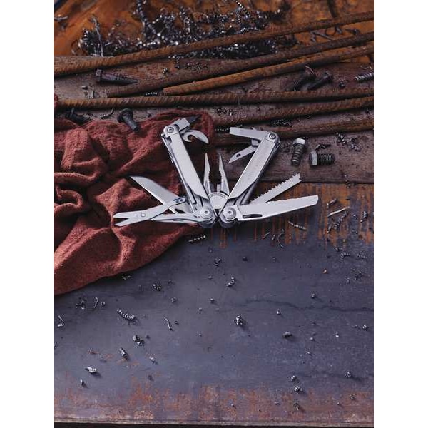 Leatherman 3-1/8 in. Stainless Steel Serrated Blade Surge Multi-Tool with 21 Functions - 830158