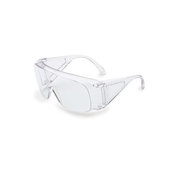 Honeywell Uvex Safety Eywear, Clear Frame/Lens, Uncoated - S300CS