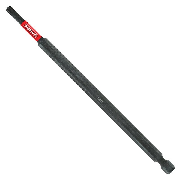 Diablo Torx #25 X 6 in. L Driver Bit Black Oxide 1 pc - DT256P1