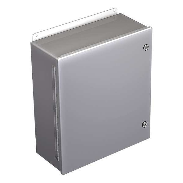 Nvent Hoffman Carbon Steel Electrical Enclosures, 6 in H, 4 in D, 6 in W, NEMA 4, Hinged - A606CHFL