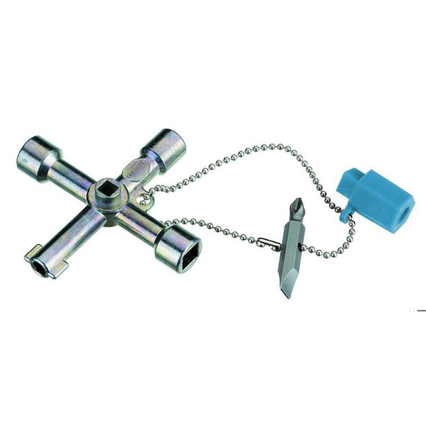 Gedore Square, Female Square, Female Three-Square, Two-way-key Bit 72mm, Drive Size: 1/4" - 45 S