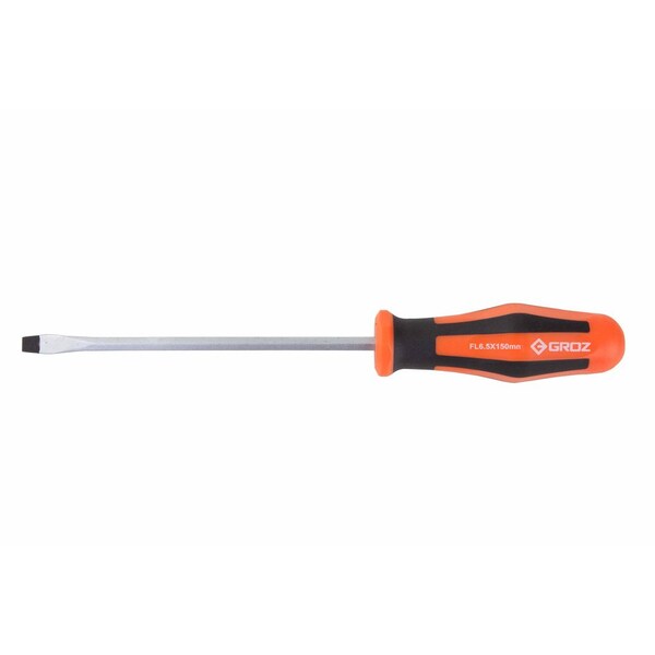 Groz Slotted Bit 150 mm, Drive Size: 4mm Hex , Num. of pieces:1 - 33735