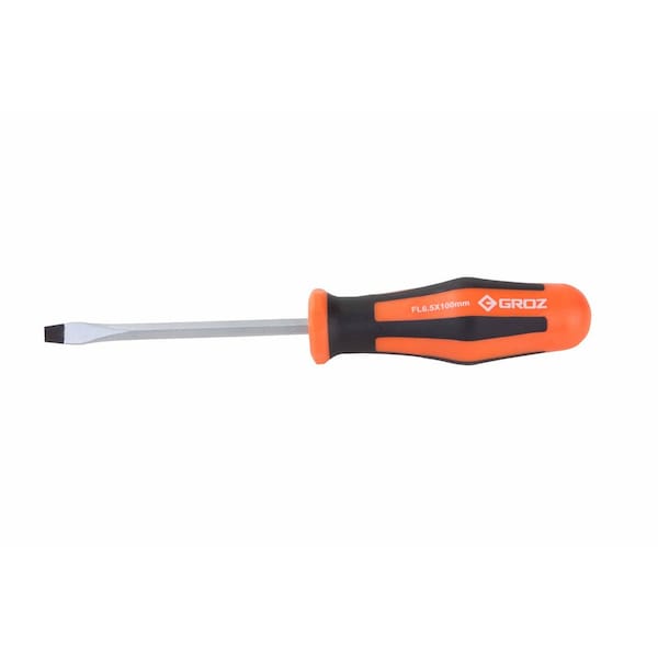 Groz Slotted Bit 150 mm, Drive Size: 4mm Hex , Num. of pieces:1 - 33735