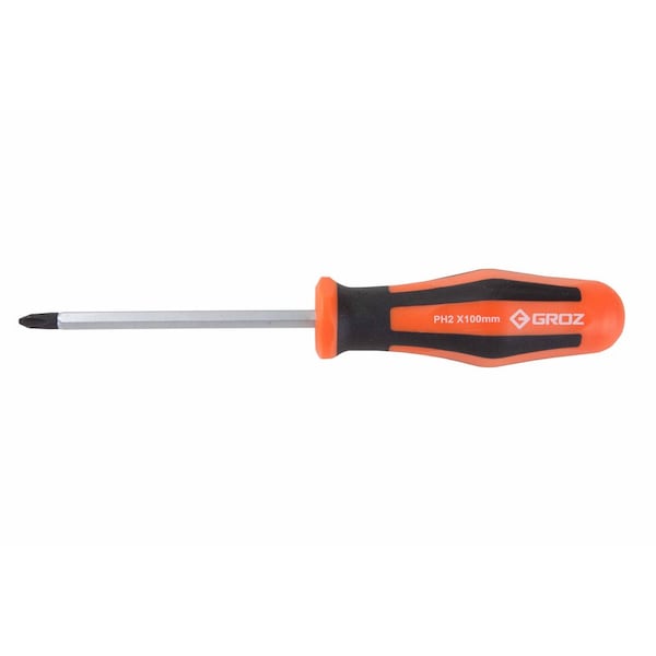 Groz Phillips Bit 268mm, Drive Size: 8mm Hex , Num. of pieces:1 - 33733