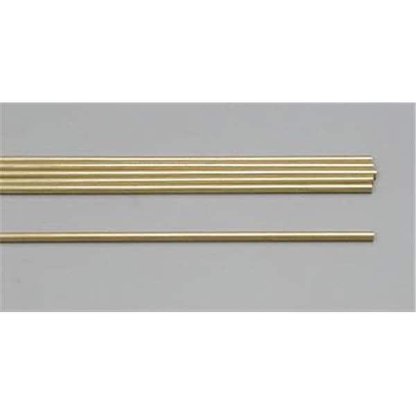 K&S Engineering K&S Engineering K-S1147 0.19 in. Round Brass Tube - 6 Piece - K+S1147