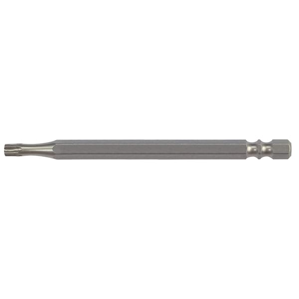 Eight Tool EX-IMPACT HIGH IMPACT TORX BIT 6.35MM SHANK 9&13MM GROOVE, T25 X 100MM OAL - EA-310 T25 x 100