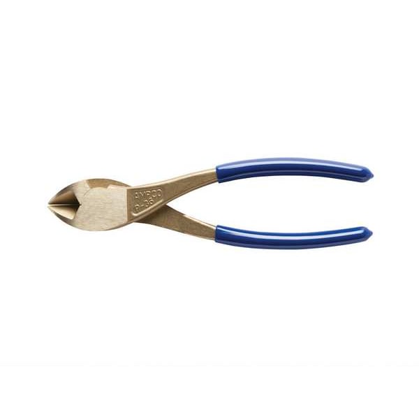 Ampco Safety Tools 7 in High Leverage Diagonal Cutting Plier Flush Cut Oval Nose Uninsulated - P-36