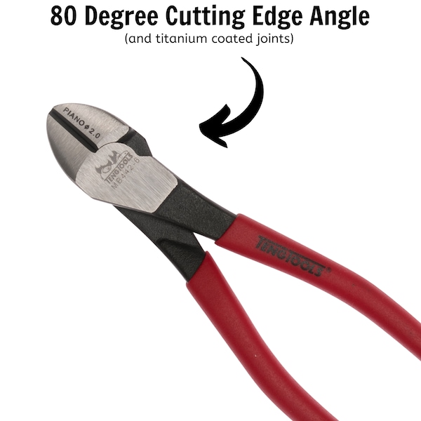 Teng Tools 6" Vinyl Grip Heavy Duty Mega Bite Side Cutting Pliers - Teng Too - MB442-6