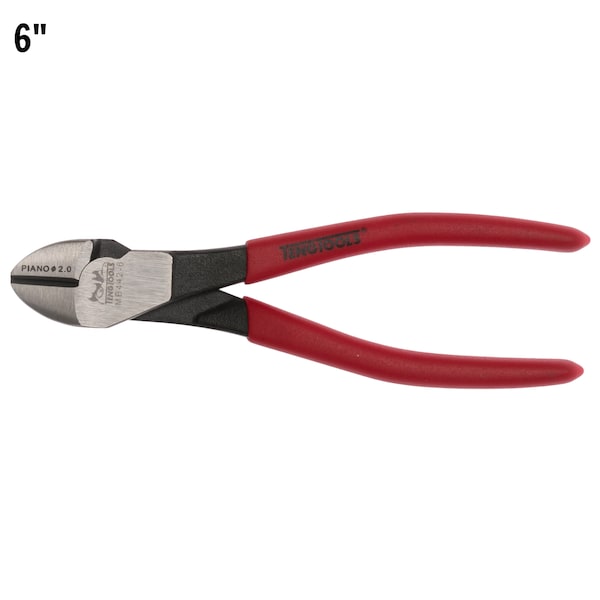 Teng Tools 6" Vinyl Grip Heavy Duty Mega Bite Side Cutting Pliers - Teng Too - MB442-6