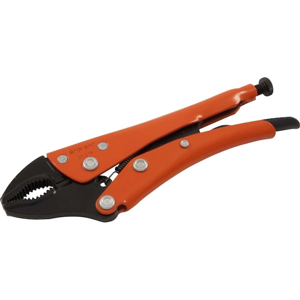 Grip-On 5 Locking Pliers, 118 Jaw Opening, Curved Jaws - 111-05