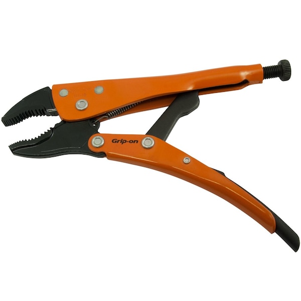 Grip-On 5 Locking Pliers, 118 Jaw Opening, Curved Jaws - 111-05