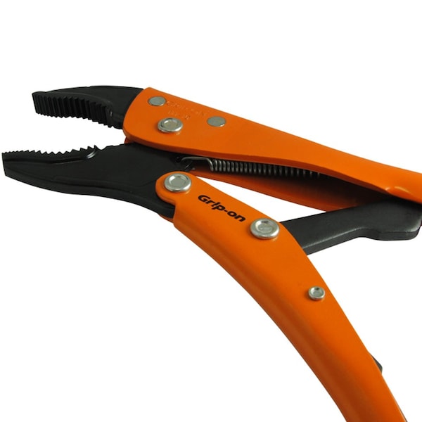 Grip-On 5 Locking Pliers, 118 Jaw Opening, Curved Jaws - 111-05