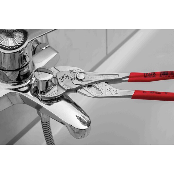 Nws Pliers Wrench 10 in. with 42 Finish Chrome Dipped Handle - 1664-42-250
