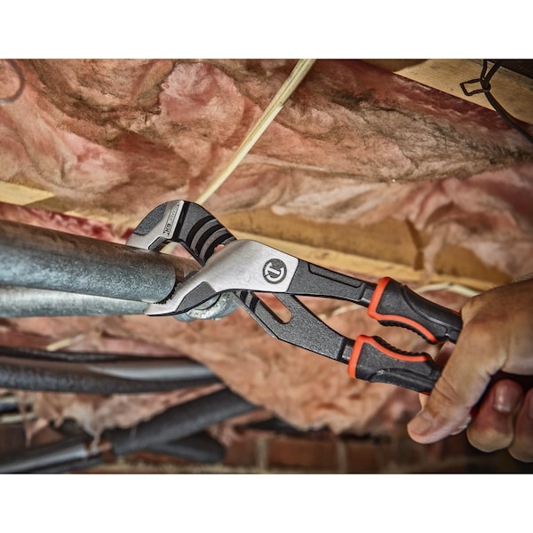 Crescent 10" Z2 K9™ V-Jaw Dual Material Tongue and Groove Pliers - RTZ210CGV