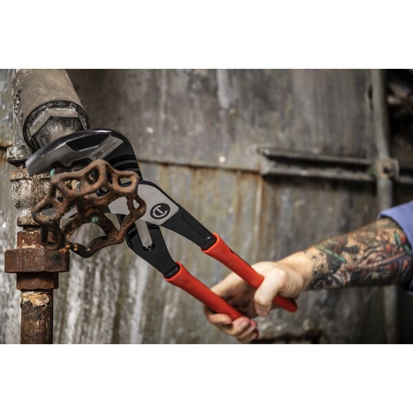 Crescent 16-1/2" Z2 K9™ V-Jaw Dipped Handle Tongue and Groove Pliers - RTZ216V