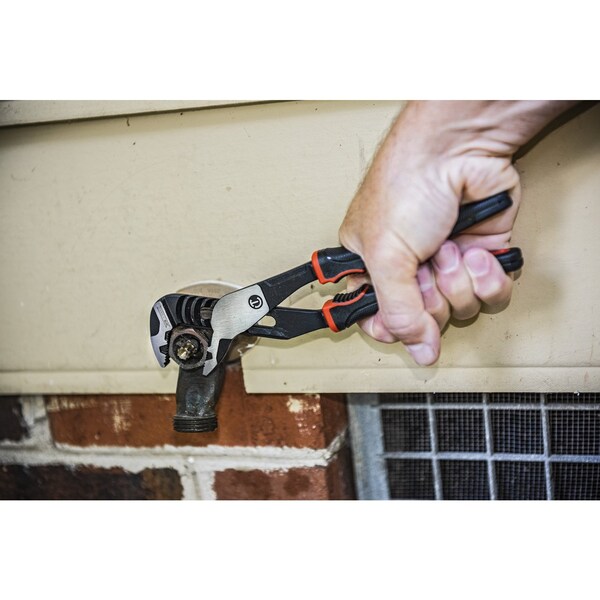 Crescent 16-1/2" Z2 K9™ V-Jaw Dipped Handle Tongue and Groove Pliers - RTZ216V