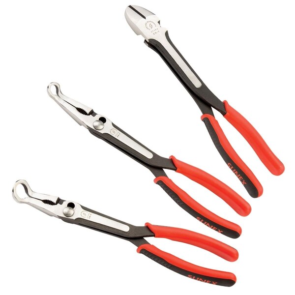 Gourmetgalley 3704V Heavy Duty Hose Gripper Pliers Set, 3 Piece - GO3590664