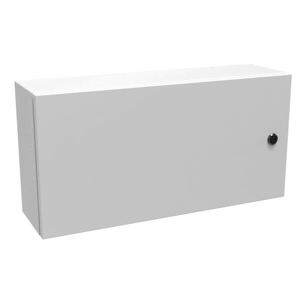 Hammond Steel Electrical Enclosures, 12 in H, 6 in D, 24 in W, NEMA 4, Hinged - EN4SD12246LG