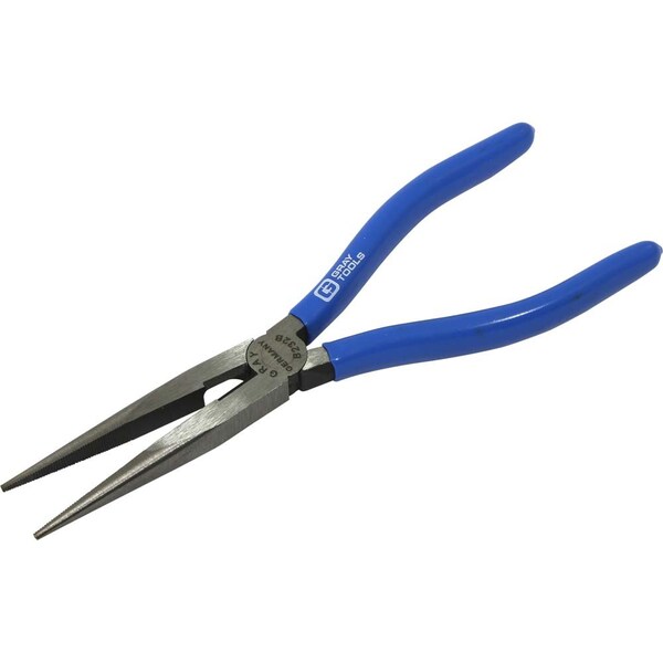 Gray Tools 8" Needle Nose Straight Cutter Pliers, With Vinyl Grips, 2-3/4" Jaw - B232B