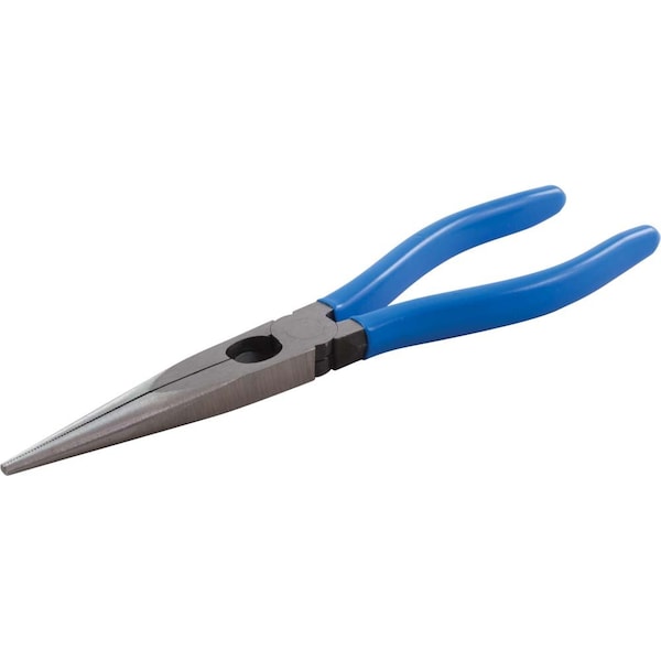 Gray Tools 8" Needle Nose Straight Cutter Pliers, With Vinyl Grips, 2-3/4" Jaw - B232B