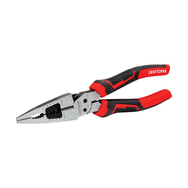 Craftsman Long Nose Pliers, 8", 6-in-1 - CMHT81715