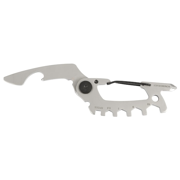 Prime-Line SWISS+TECH 10-in-1 Every Day Carry EDC Multi-Tool, w/Carabiner Clip Single Pack - ST029015