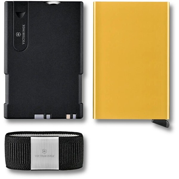 Swiss Army Brands 2024N Victorinox Smart Card Wallet, Delightful Gold - VIC-0.7250.38