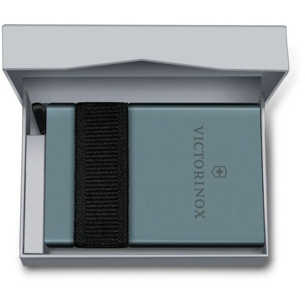 Swiss Army Brands 2024N Victorinox Smart Card Wallet, Sharp Gray - VIC-0.7250.36
