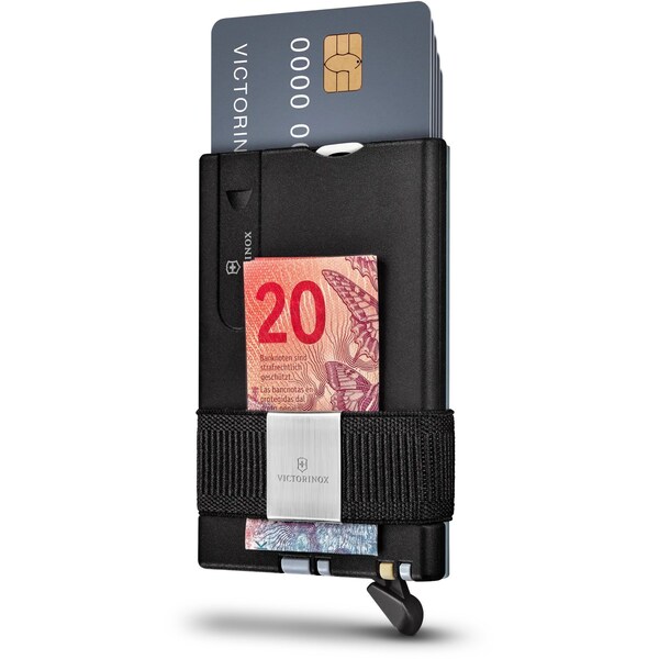 Swiss Army Brands 2024N Victorinox Smart Card Wallet, Sharp Gray - VIC-0.7250.36