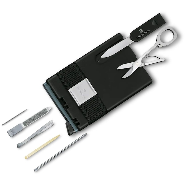 Swiss Army Brands 2024N Victorinox Smart Card Wallet, Sharp Gray - VIC-0.7250.36