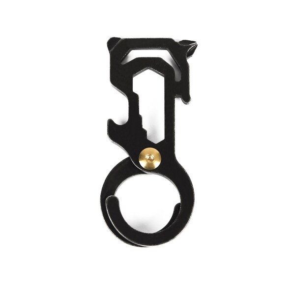 Prime-Line SWISS+TECH 8-in-1 Every Day Carry EDC Multi-Tool, w/Carabiner Clip Single Pack - ST029016
