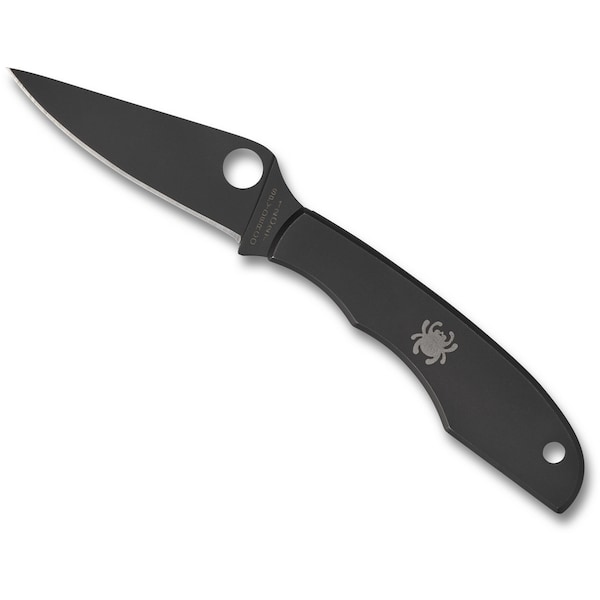 Spyderco 2023 Spyderco Reveal 6 Grasshopper Black Blade Plain Edge - SPY-C138BKP