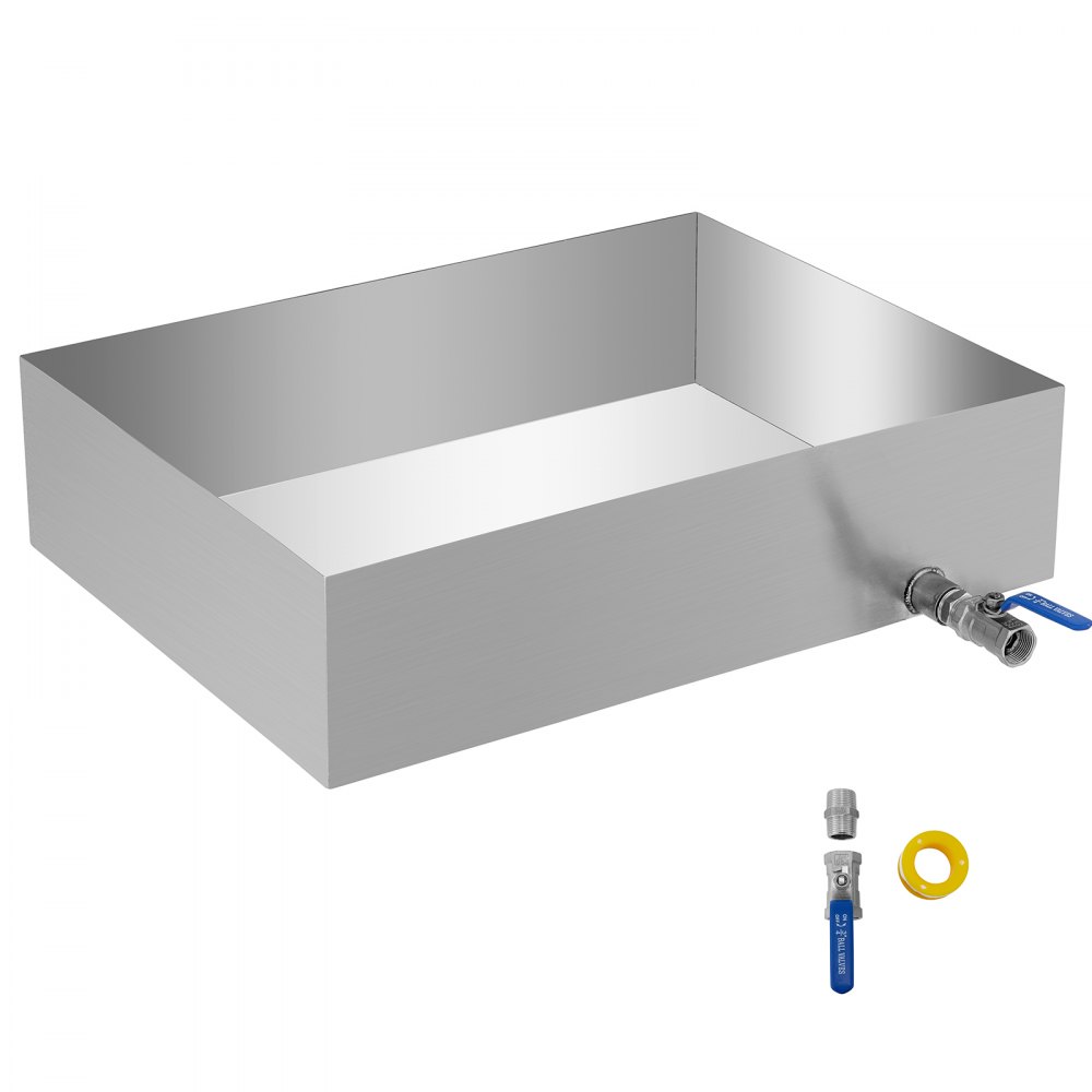VEVOR Maple Syrup Evaporator Pan 24x18x6 Inch Stainless Steel Maple Syrup Boiling Pan for Boiling Maple Syrup - ZFQ18X24X60000001V0