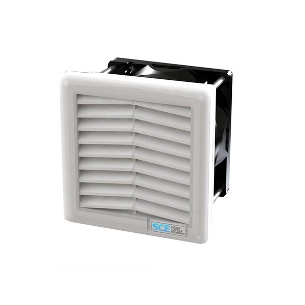 Saginaw Control & Engineering Filter Fan. 230V AC, 13/15 CFM - SCE-N12FA33-230LG