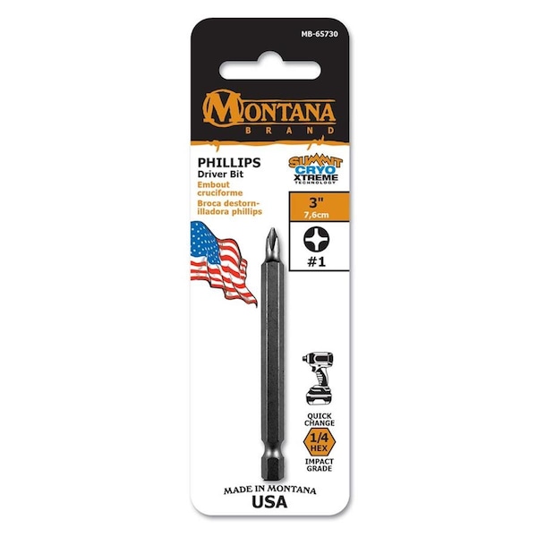 Caracteristicas Atractivas 3 in. Square No.3 Driver Bit, 10PK - CA3726353