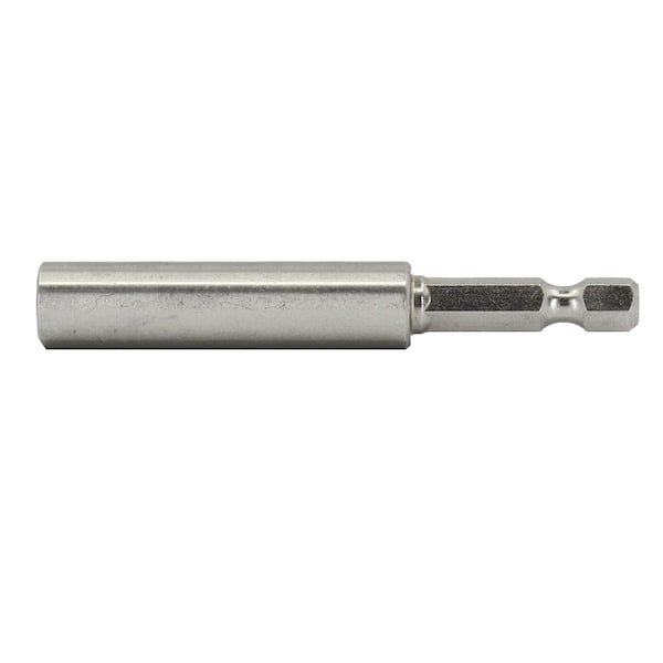 Drill America 6" Long Stainless Steel Magnetic Bit Holder with Ring - INSBH-600S