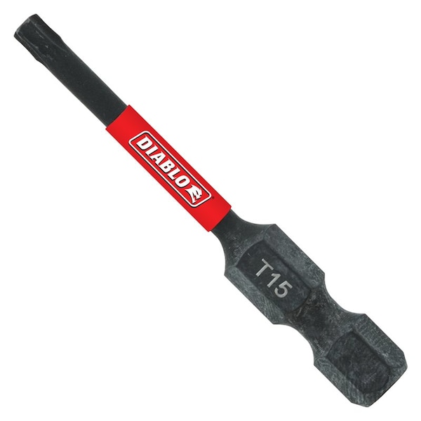 Diablo Torx #15 X 2 in. L Driver Bit Black Oxide 5 pk - DT152P5