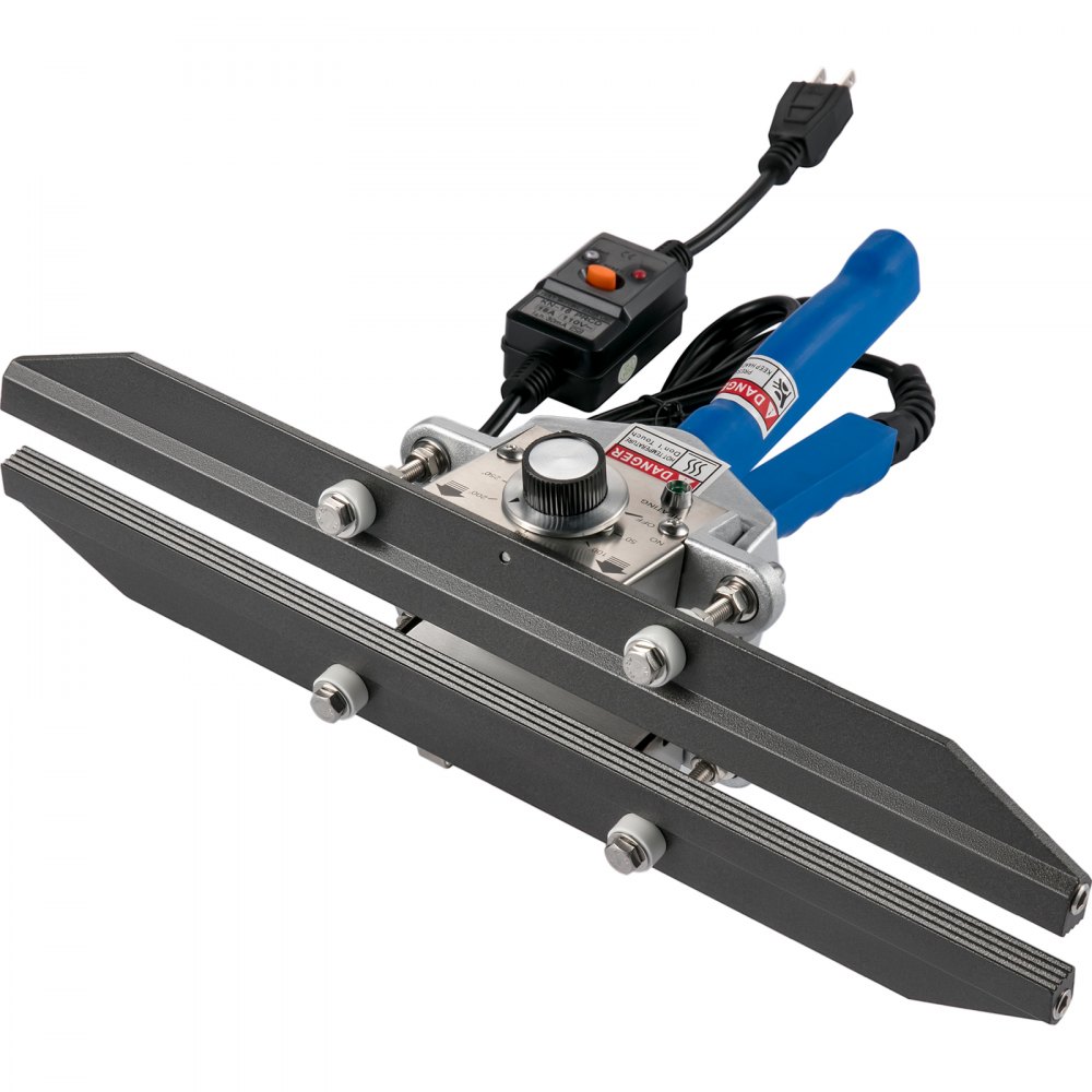 VEVOR Heat Crimp Sealer FKR-400 16" Bag Crimper 500W/110V Portable Hand Held Heat Crimper Sealer w/ 0-250℃ Temperature Control For Mylar Bag,Foil Bag, Cellophane Bag, Kraft Paper Bag, BOPP Bag - FKJFKR-400QSFKJ01V1